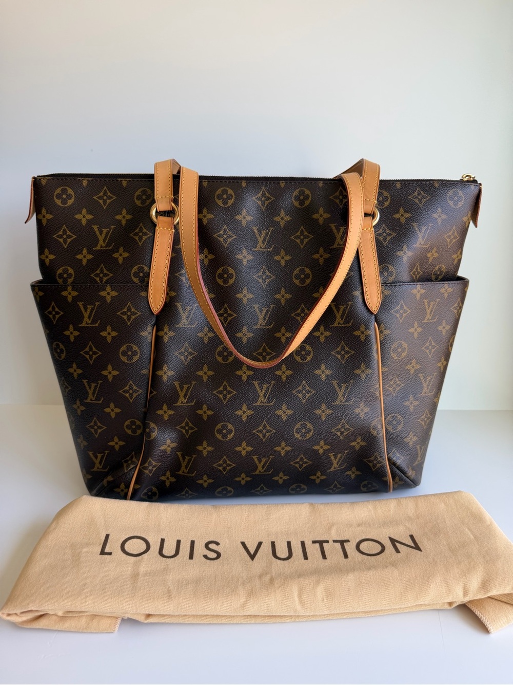Authentic Louis Vuitton Totally GM Monogram Canvas Shoulder Handbag Tote Purse - Picture 2 of 15